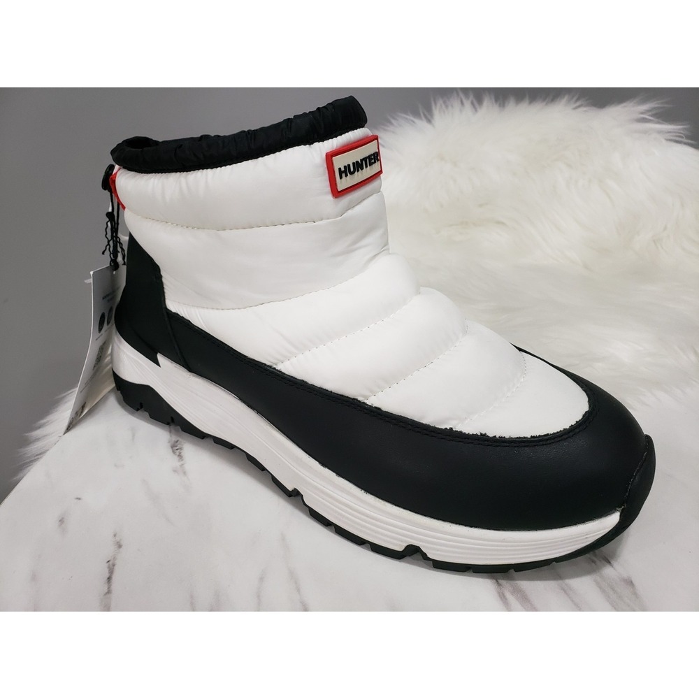 NEW NO BOX SZ 11 Hunter Anne ANNES Snow Boots Shoes‎ Puffer White SLip On